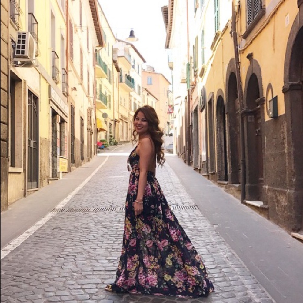 Floral maxi dress